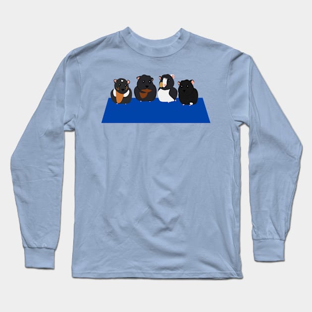 Guinea pig family Long Sleeve T-Shirt by Aurealis